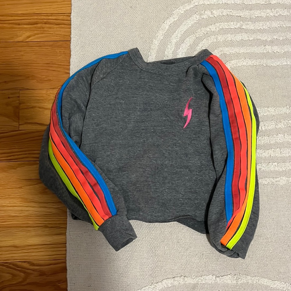 AVIATOR NATION CROPPED SWEATSHIRT